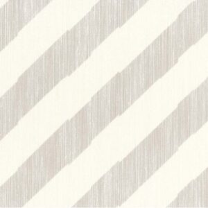 Sample – Linen Wallpaper Diagonal, Soft Brown