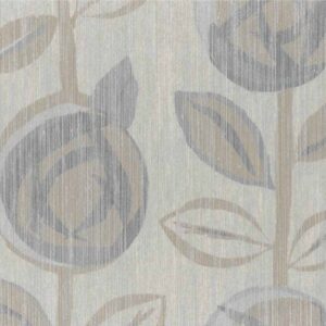 Sample – Linen Wallpaper Rose, Dusty Gold