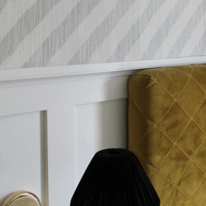 Linen wallpaper Diagonal, grey